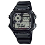 Casio Men’s Digital World Time Watch with 10-Year Battery