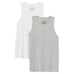 2-Pack Amazon Essentials Men's Sleeveless Super Soft Undershirt