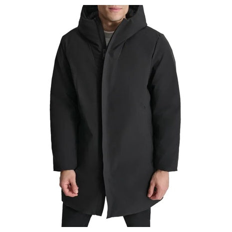 DKNY Men's Hooder Regular Fit Puffer Parka