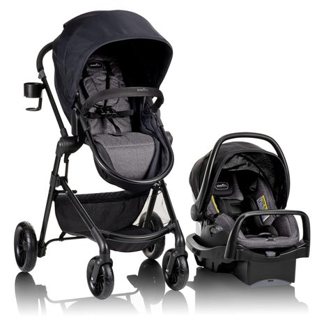 Evenflo Pivot Modular Travel System with LiteMax Infant Car Seat (2 Colors)