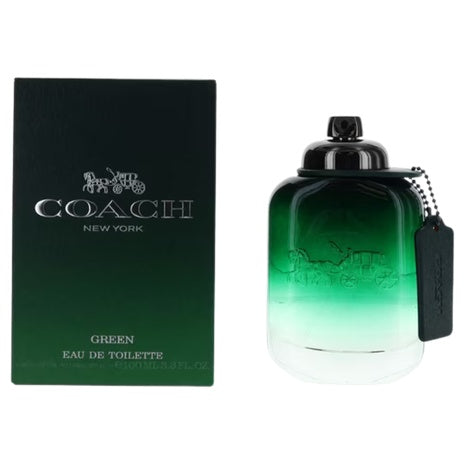 3.3oz Coach Green Men's Eau De Toilette EDT Spray