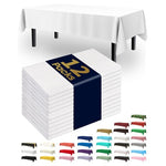 12 Rectangle Disposable Tablecloths