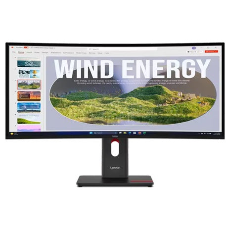 34" Lenovo ThinkVision Curved WQHD 120Hz 4ms VA WLED Monitor
