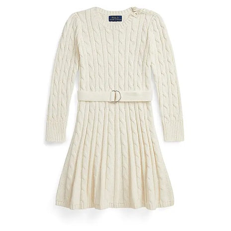 Girls' Cable-Knit Dress