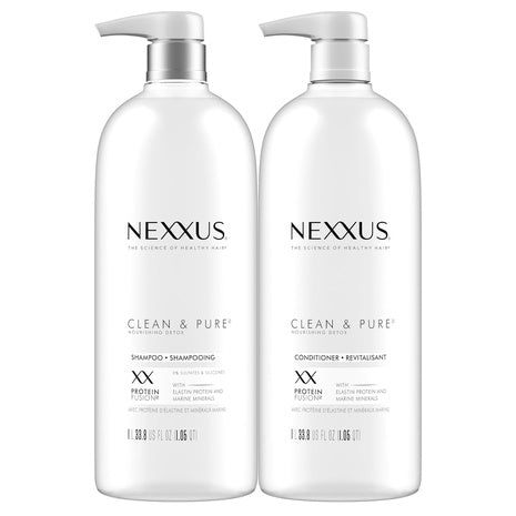 2-Pack Nexxus Clean & Pure Shampoo and Conditioner