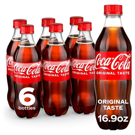 18 Bottles of Coke, Coke Cherry, or Diet Coke Caffeine Free