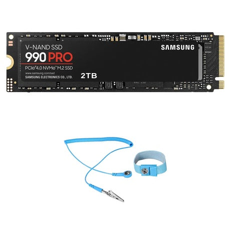 Samsung 2TB 990 PRO NVMe M.2 PCIe Gen4 SSD with Wrist Strap