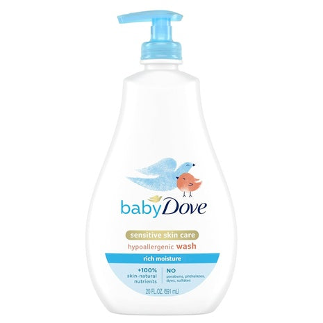 Baby Dove Sensitive Skin Care Baby Wash (20oz)