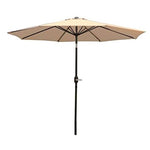 9ft Sunnydaze Aluminum Patio Umbrella With Tilt & Crank