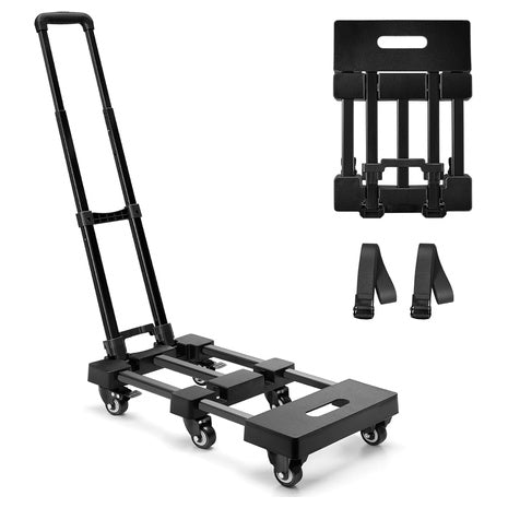 6-Wheel Heavy Duty Folding Hand Truck (530 lb)