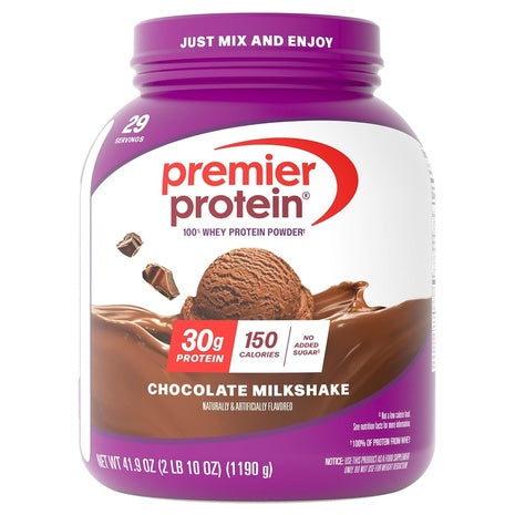 Premier Protein Powder Chocolate Milkshake (41.9oz)