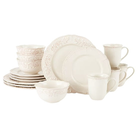 16-Piece Linden Street Amberly Stoneware Dinnerware Set