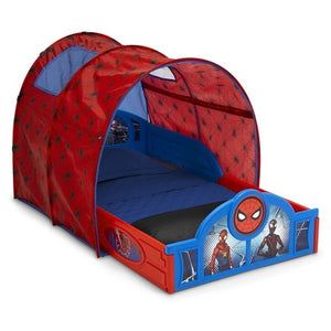 Marvel Spider-Man Sleep and Play Toddler Bed with Tent