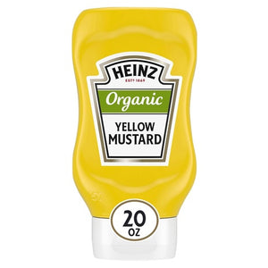6 Heinz Organic Yellow Mustard Bottles
