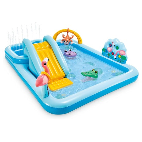 Intex Inflatable Jungle Adventure Play Center Spray Kiddie Pool