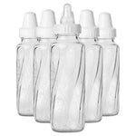6-Pack 8 oz Evenflo Feeding Classic Glass Twist Bottles