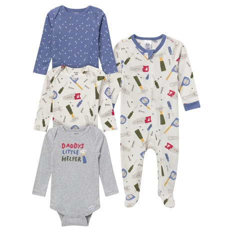 Gerber 4-Piece Baby Gift Set (5 Styles)