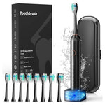 Sonic Electric Toothbrush For Adults & Teens, 8 Brush Heads