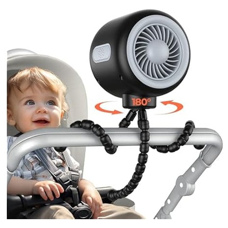Clip-On Portable Stroller Fan