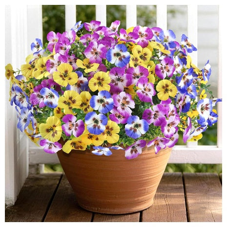 12 Bundles Realistic Fake Silk Flowers