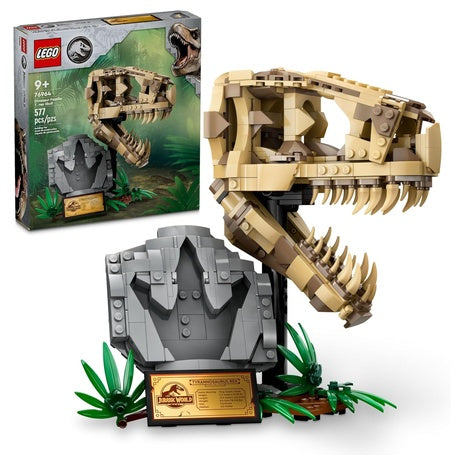 580-Piece Lego Jurassic World T. Rex Skull Building Set