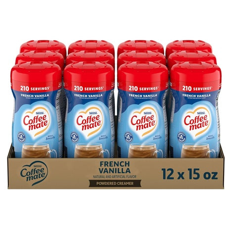 12-Pack Nestle Coffee Mate French Vanilla Coffee Creamer