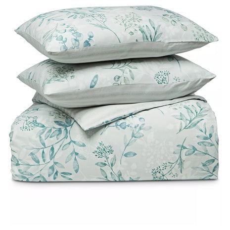 3-Piece Charter Club Eucalyptus Garden King Duvet Cover Set