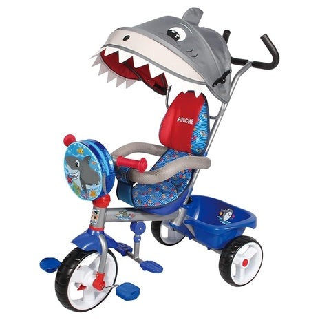 3 in 1 Tricycle Shark with Canopy and Trunk