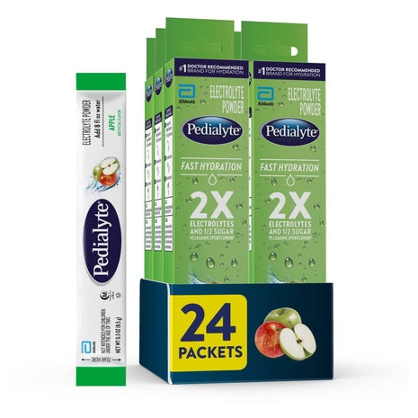 24 Apple Fast Hydration Electrolyte Powder Packets