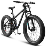 26 inch Fat Tire Full Suspensions Mountain Bike