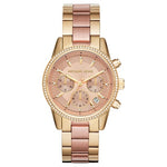 Michael Kors Women's Bryant Chronograph Steel and Pavé Crystal Watch