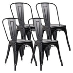 Set Of 4 17 Stories Lilian 18.1'' H Metal Stacking Side Chair