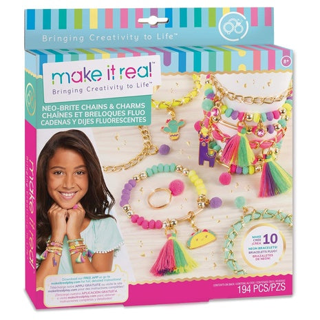 Neo-Brite Chains & Charms Bracelet Kit