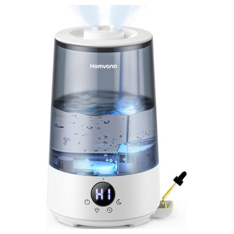 3.6L Homvana H101 Top Fill Ultrasonic BPA Free Cool Mist Humidifier