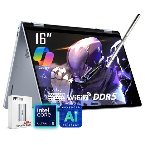 Dell 16 Plus 2-in-1 Touch Laptop with 16GB RAM & 1TB SSD