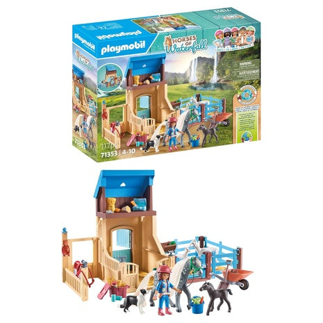 Playmobil Horses of Waterfall Horse Stall with Amelia and Whisper