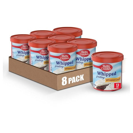 8-Pack Betty Crocker Whipped Cream Frosting (OU-D)