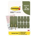 Command Mixed Hooks Pack (10 Hooks + 12 Strips)