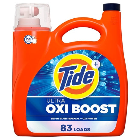 83 Load Tide Ultra Oxi Boost Liquid Laundry Detergent
