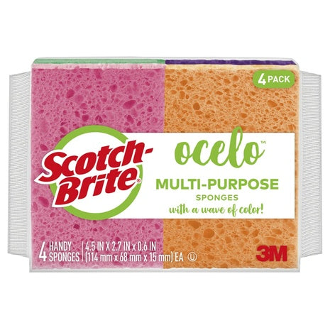 4-Pack Scotch-Brite ocelo Multi-Purpose Sponges