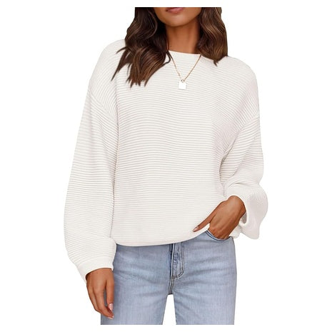 Women's Ribbed Pullover Sweater (7 Colors)