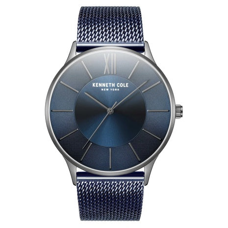 Kenneth Cole Men's 42mm Classic Quartz Blue Dial Watch