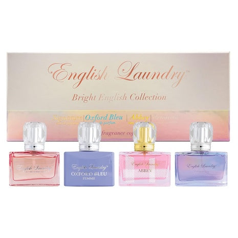 4 Piece English Laundry Bright English Fragrance Gift Set