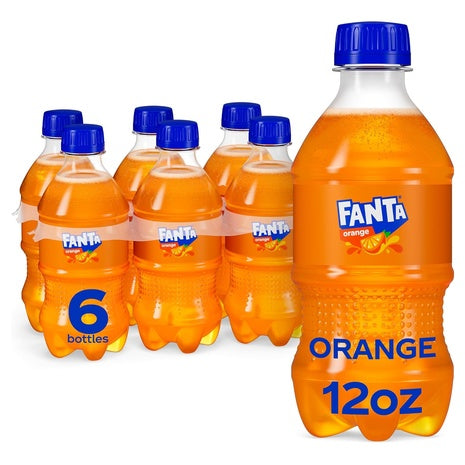 12 Bottles Fanta Orange Soda (12oz)