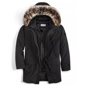 Michael Kors Men's Hooded Bib Snorkel Parka Coat