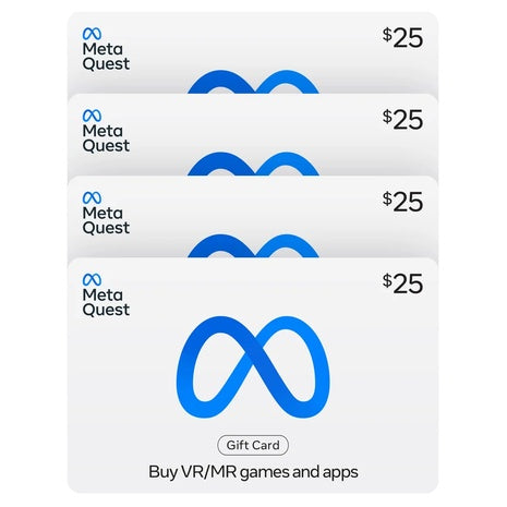 4 $25 Meta Quest eGift Cards