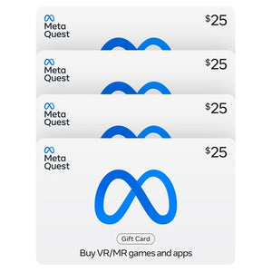 4 $25 Meta Quest eGift Cards