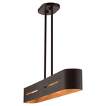 Livex Lighting 4 Light Linear Chandelier
