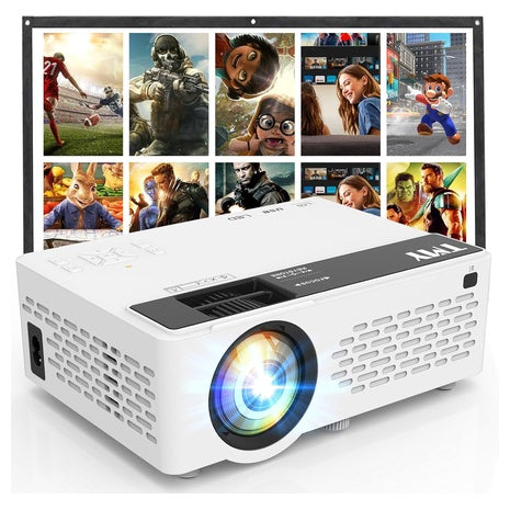 1080P Portable Mini Projector With Screen