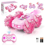 Girls 4WD RC Stunt Car with 360° Spins & Drift